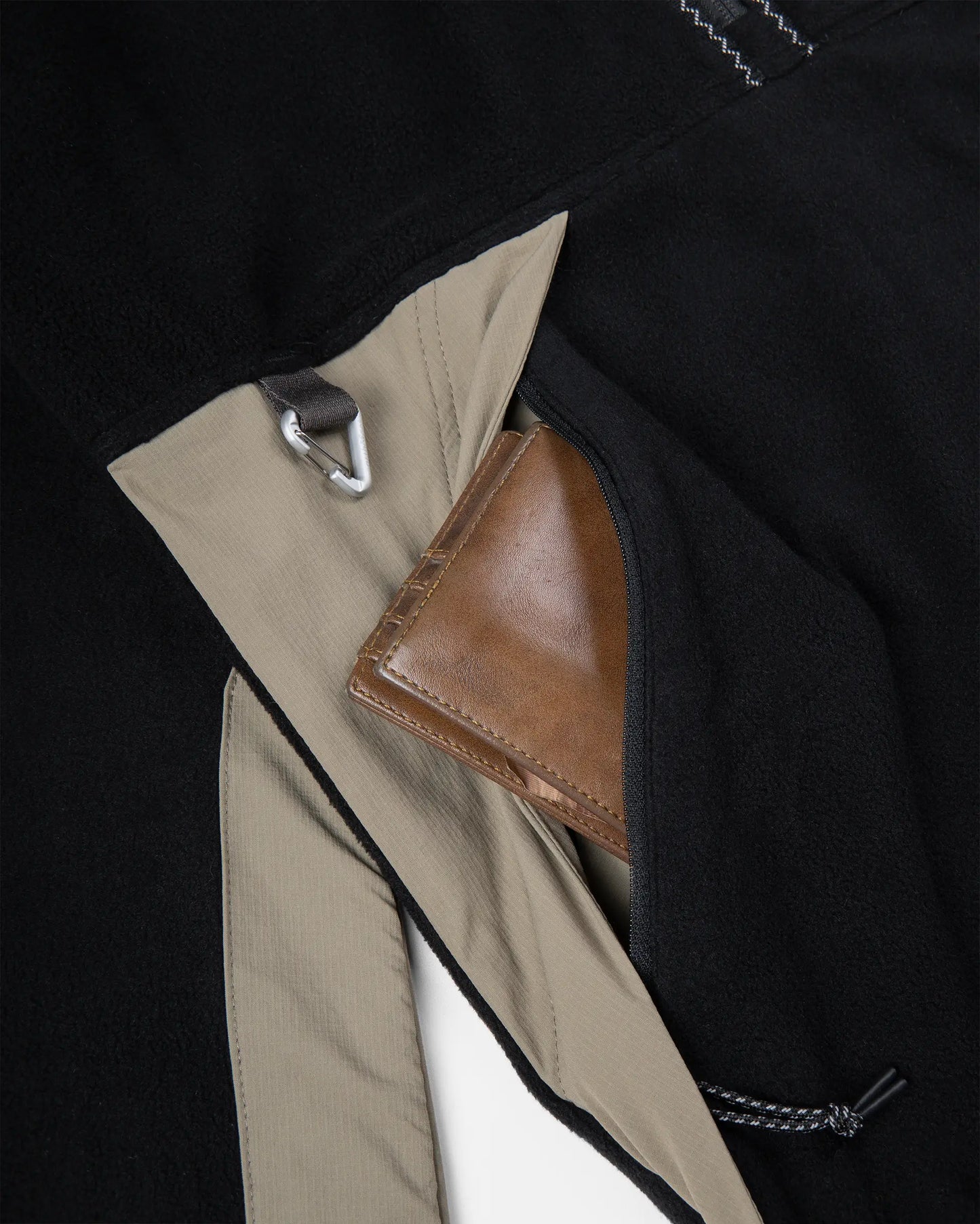 MAYAU Anorak Jacket - Black Moss