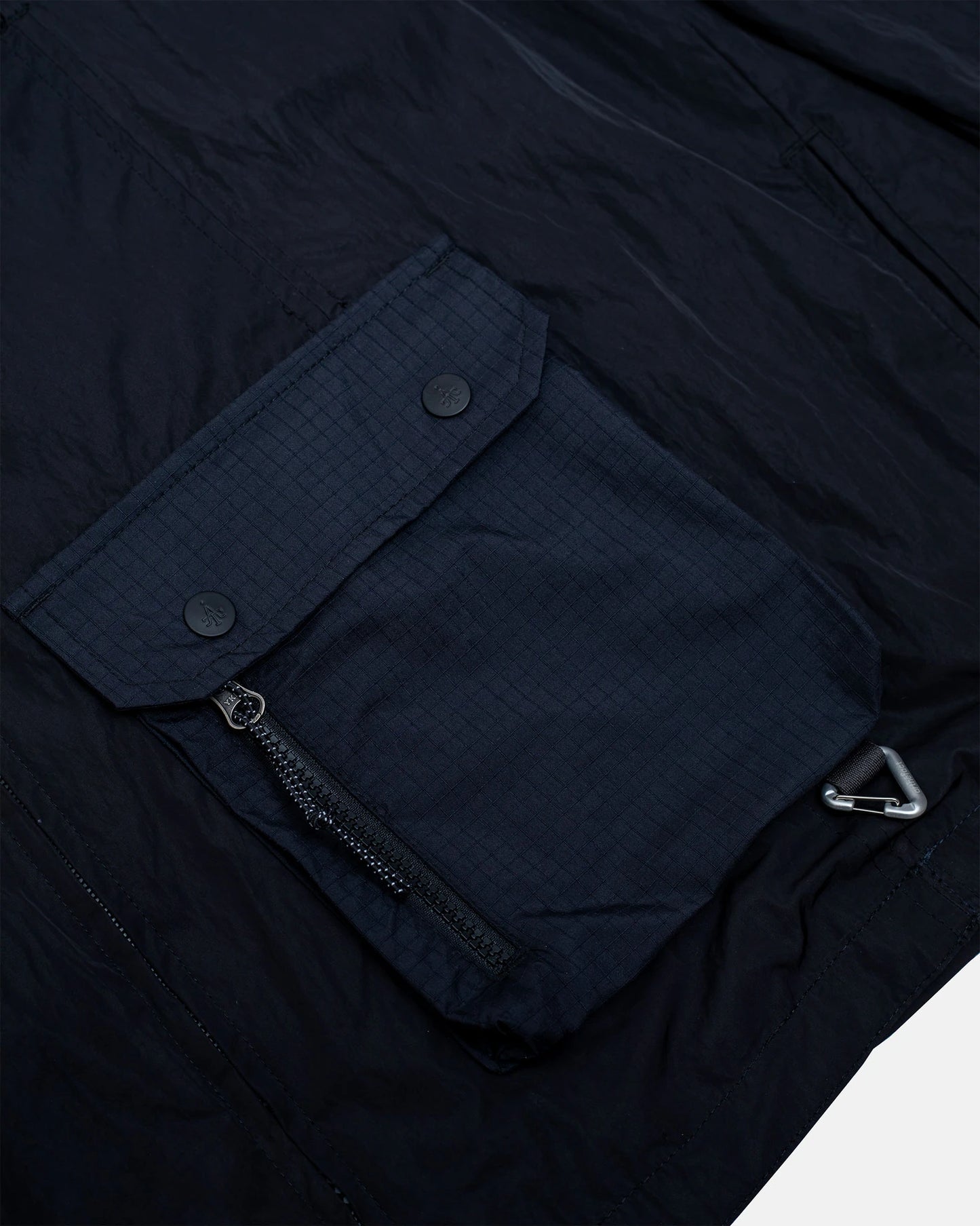 NAILAKA Utility Jacket - BLACK [PACKABLE]