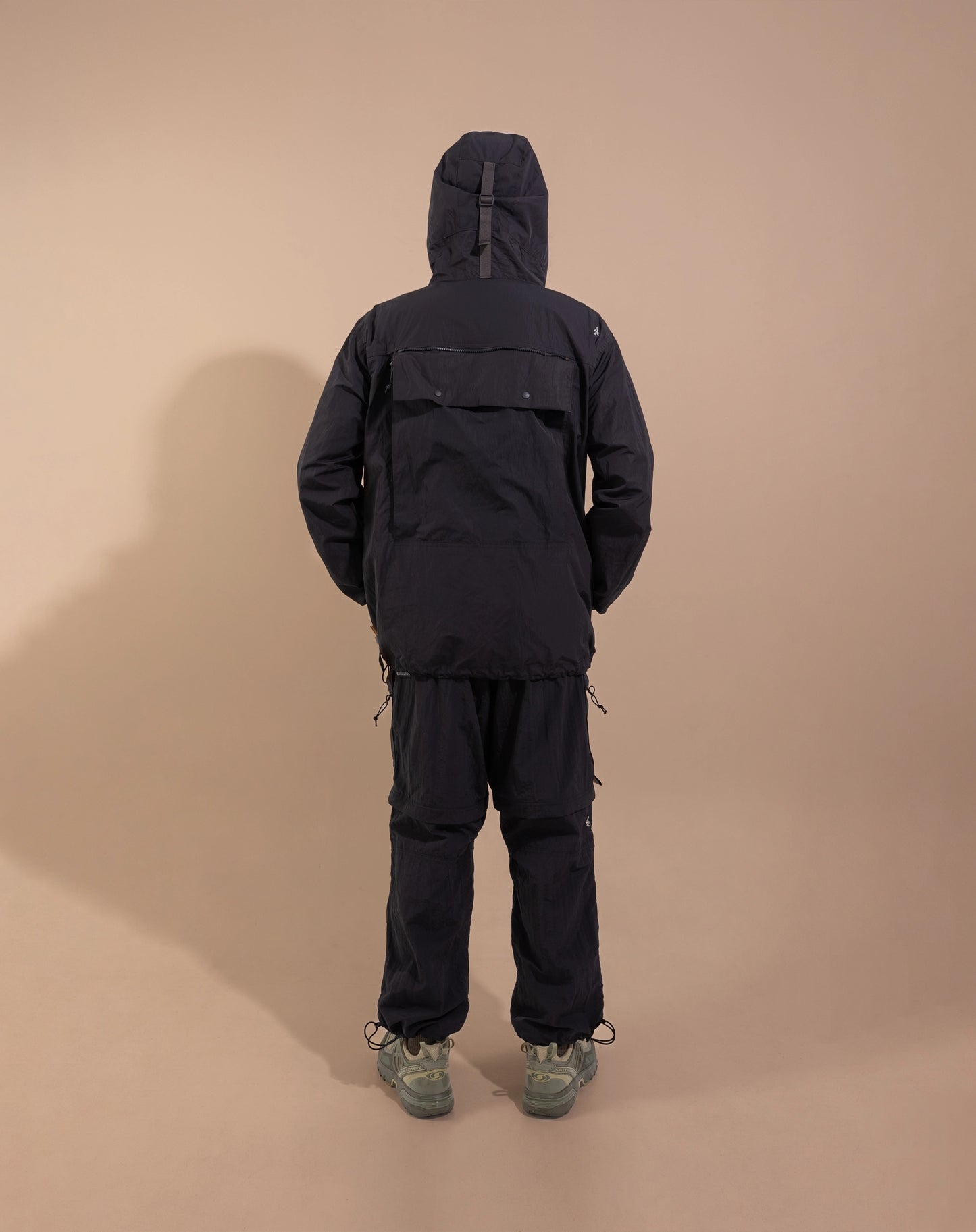 NAILAKA Utility Jacket - BLACK [PACKABLE]