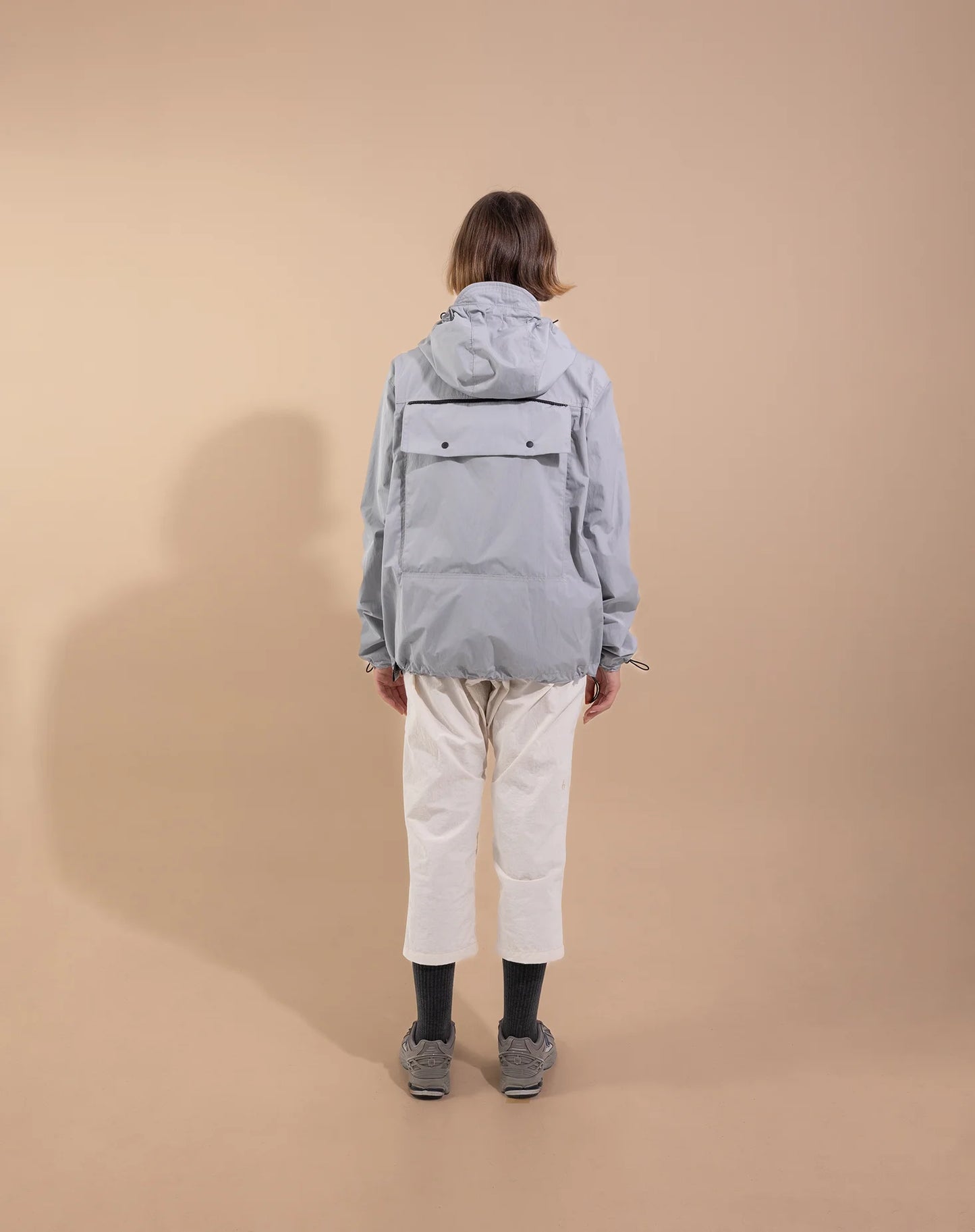 NAILAKA Utility Jacket - LIGHT GREY [PACKABLE]