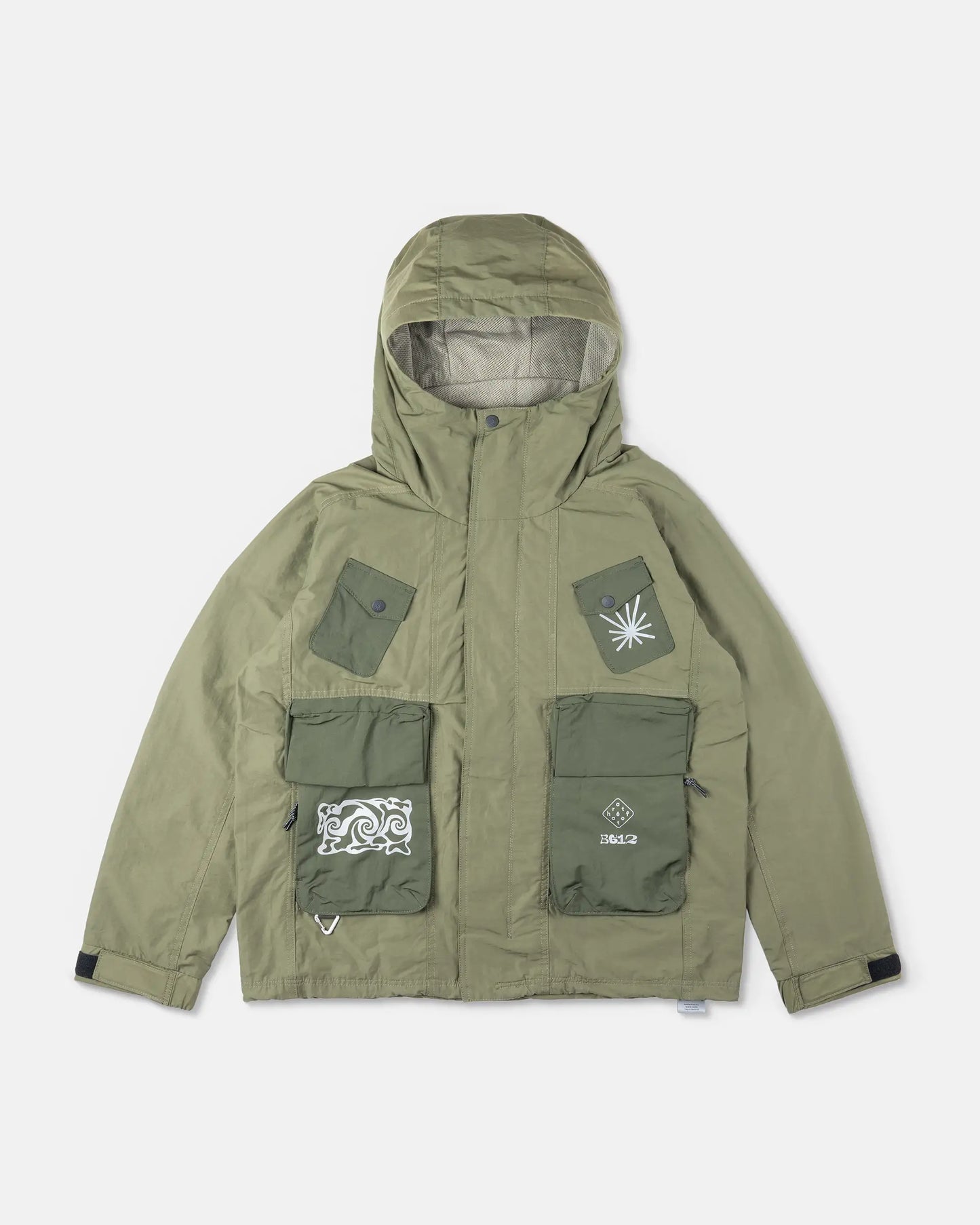 PLAGA CCC-Vol.1 Utility Jacket - LIGHT OLIVE [PACKABLE]