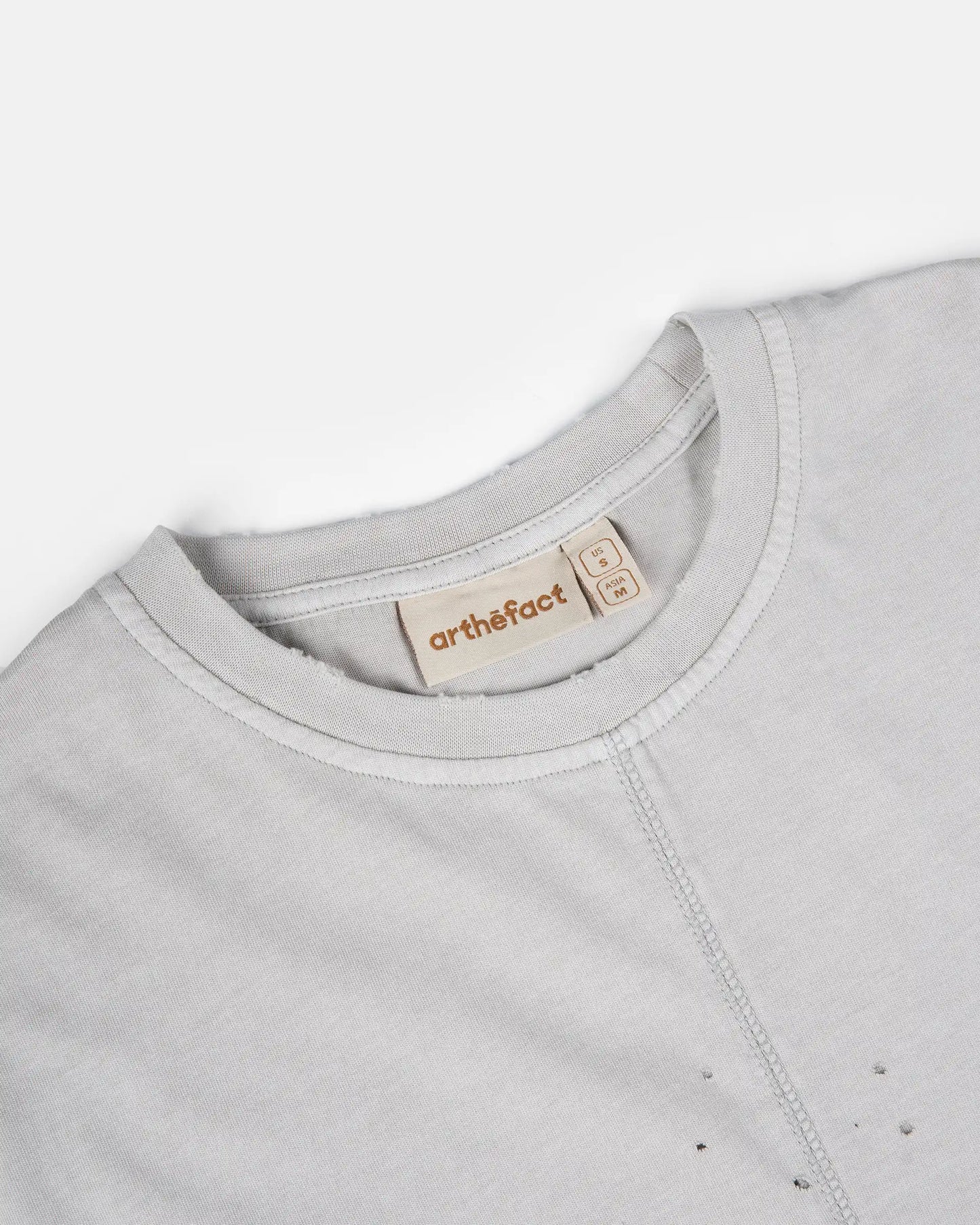 RAUNG Graphique T-Shirt - ARKA - MOON CREAM [PIGMENT DYED]