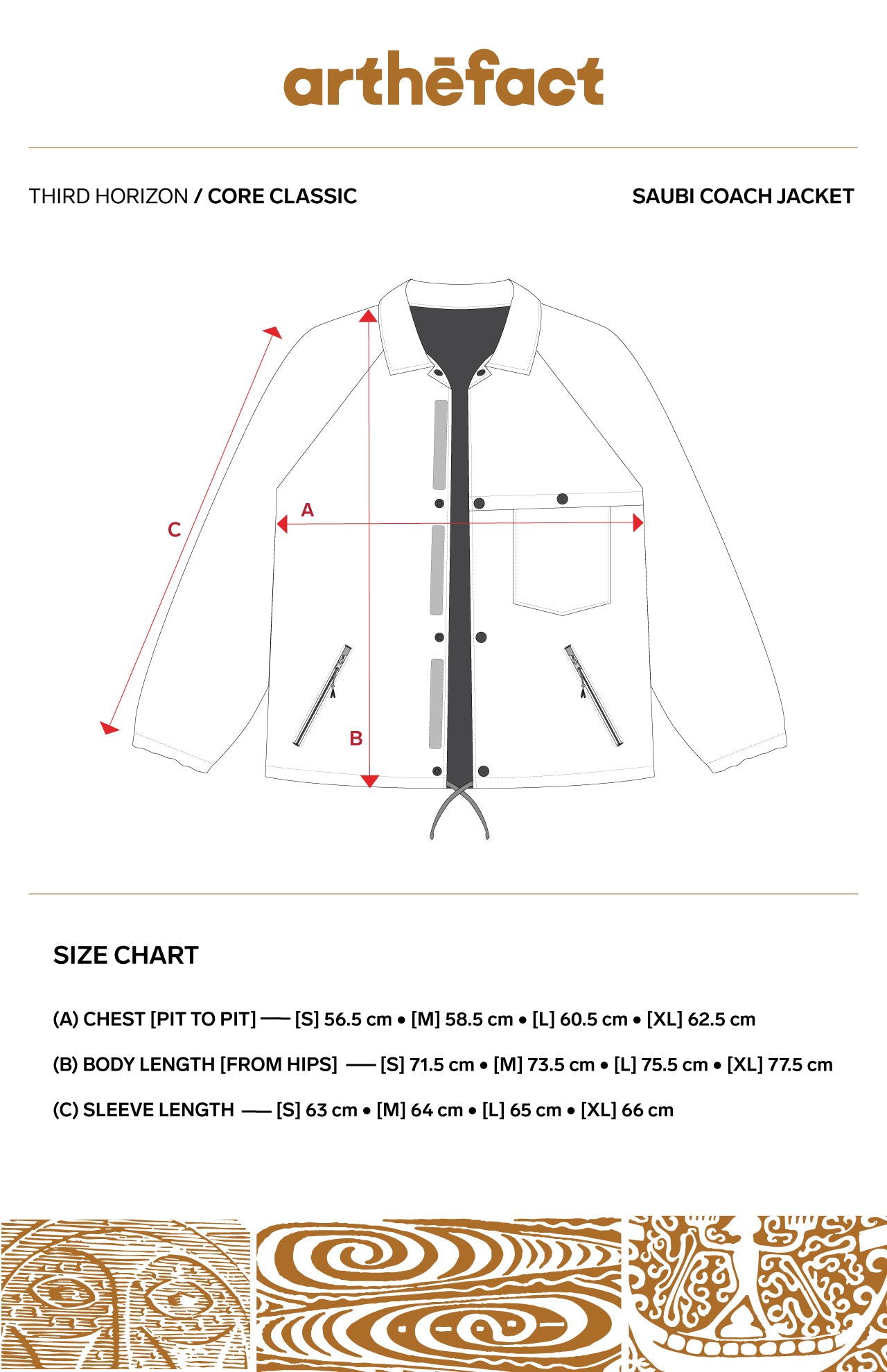 SAUBI Coach Jacket - UMBER