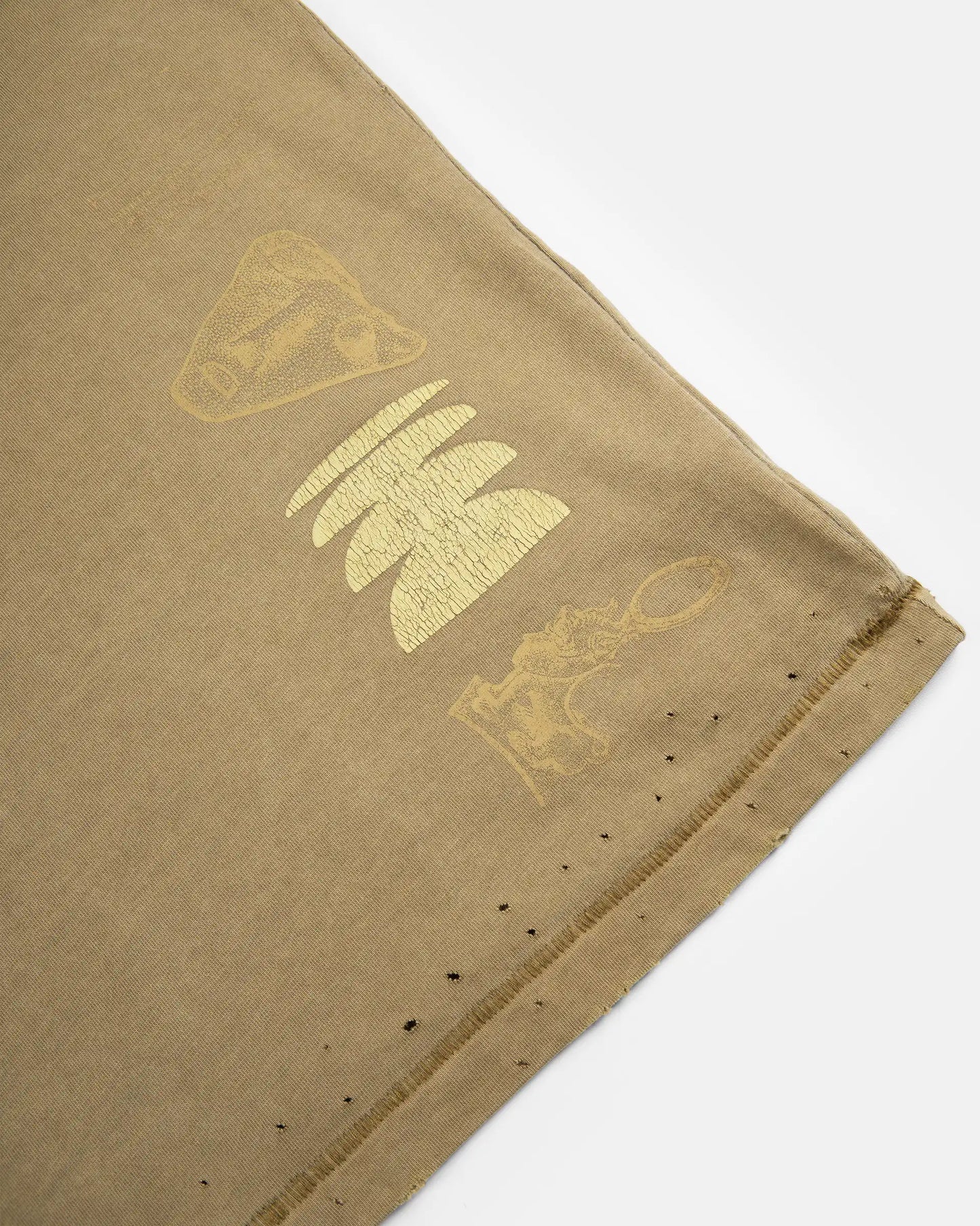 SORAKE Graphique Muscle Tee - ARKA - AGED BREEN [PIGMENT DYED]