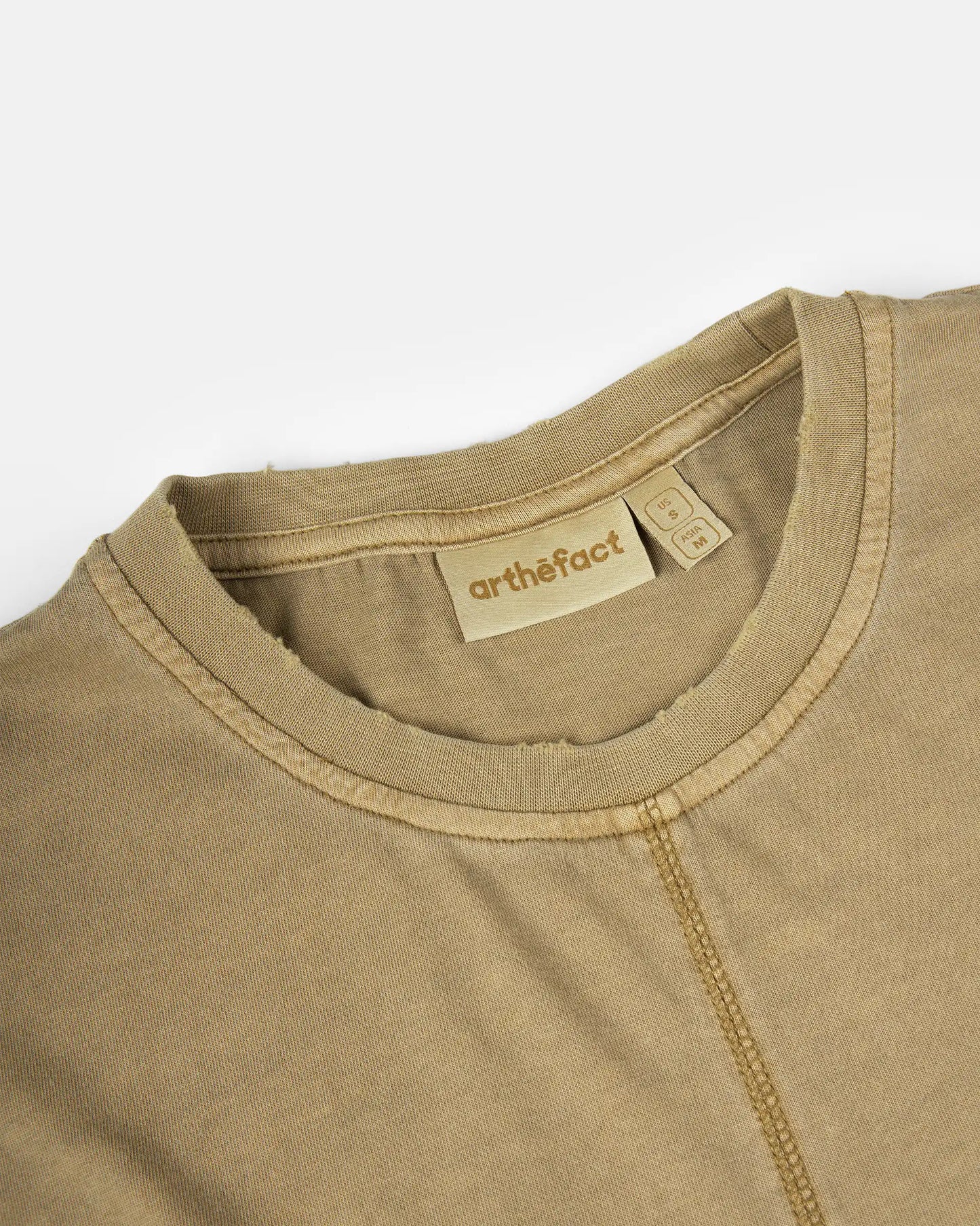 SORAKE Graphique Muscle Tee - ARKA - AGED BREEN [PIGMENT DYED]