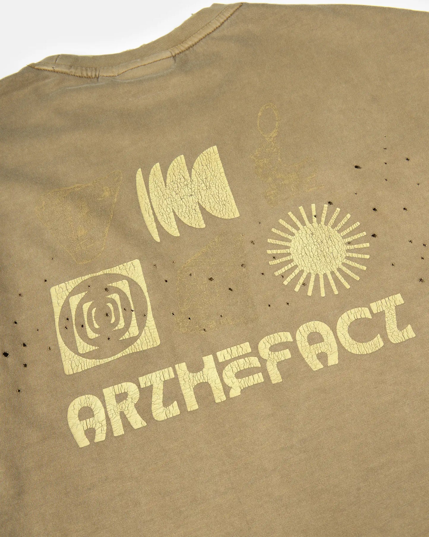 SORAKE Graphique Muscle Tee - ARKA - AGED BREEN [PIGMENT DYED]