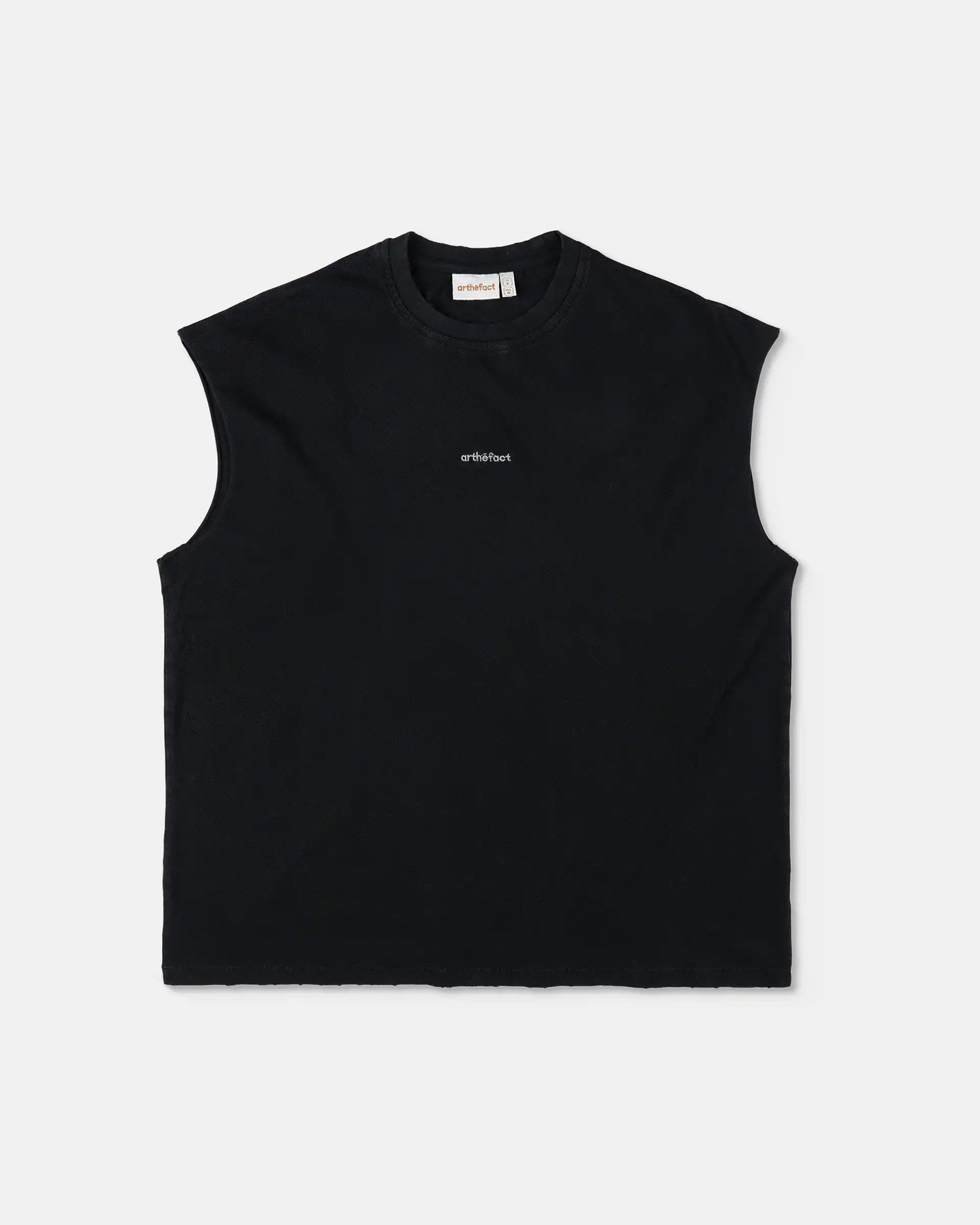 SORAKE Graphique Muscle Tee - DEEPA - BLACK [PIGMENT DYED]