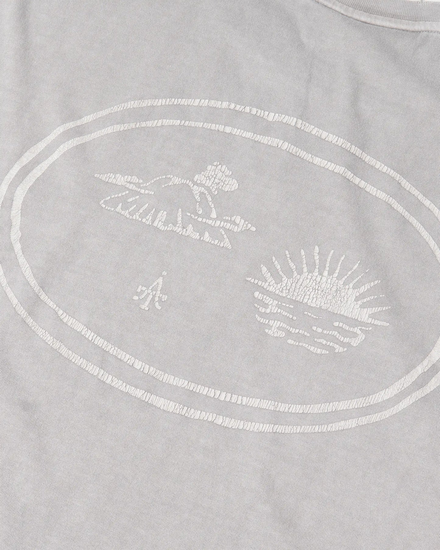 SORAKE Graphique Muscle Tee - GILI - GREY [PIGMENT DYED]