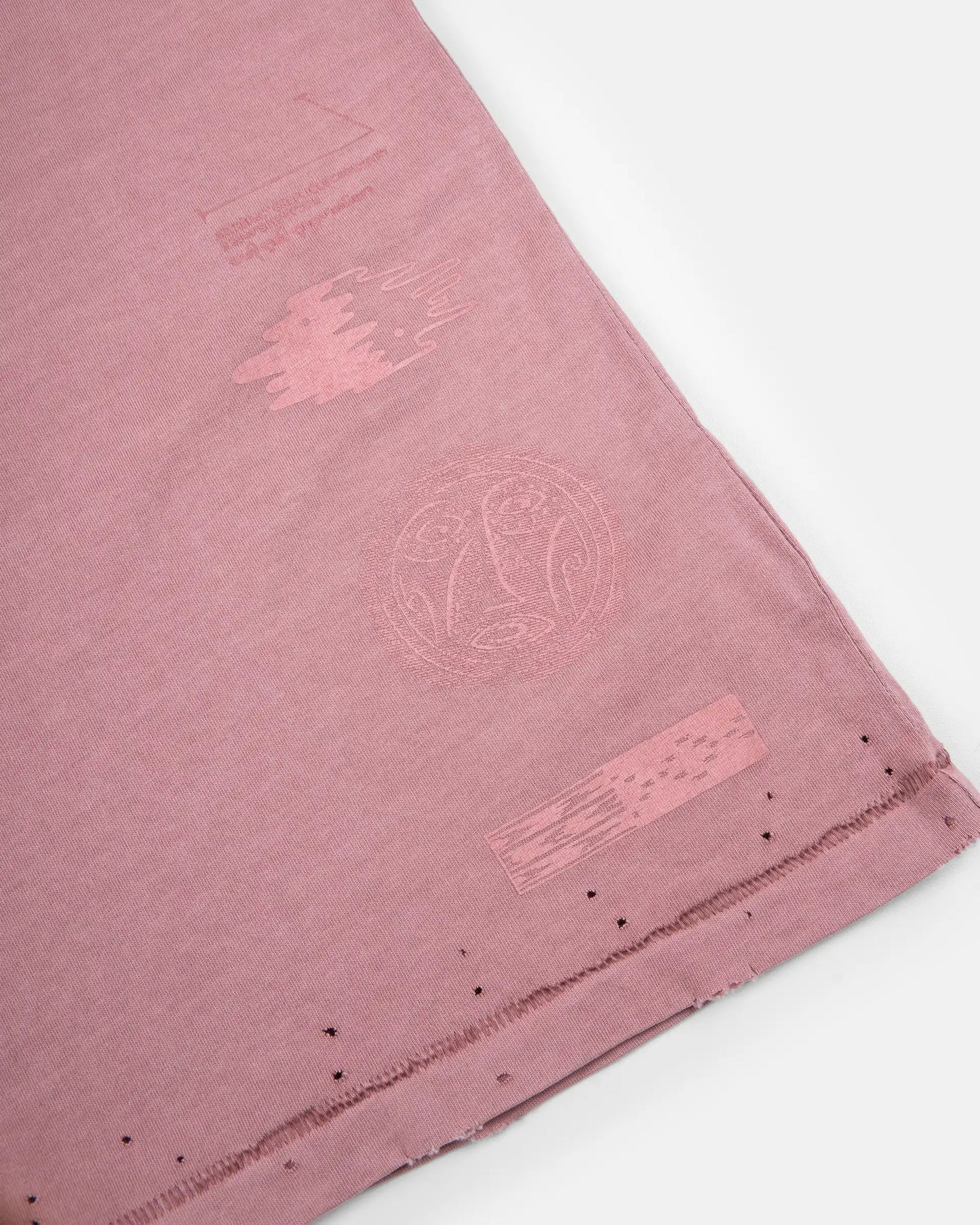 SORAKE Graphique Muscle Tee - KAMA - DUSTY ROSE [PIGMENT DYED]