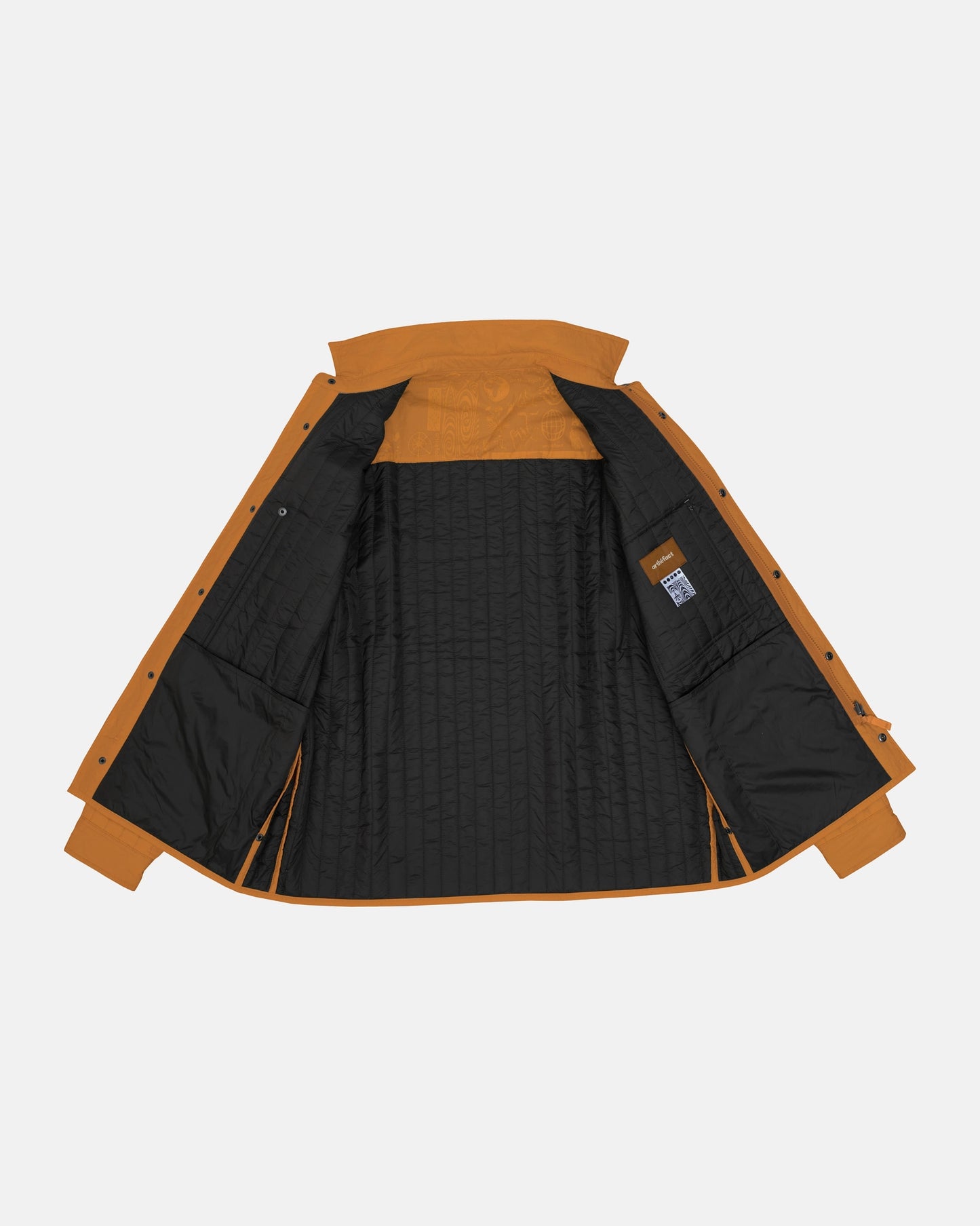 UMARI Quilted Jacket - BURN YELLOW [REVERSIBLE]