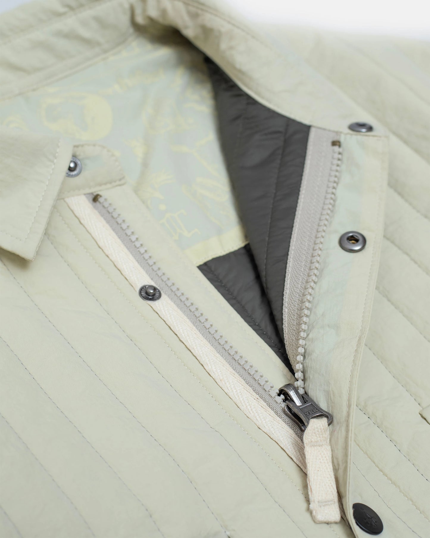 UMARI Quilted Jacket - BEIGE [REVERSIBLE]