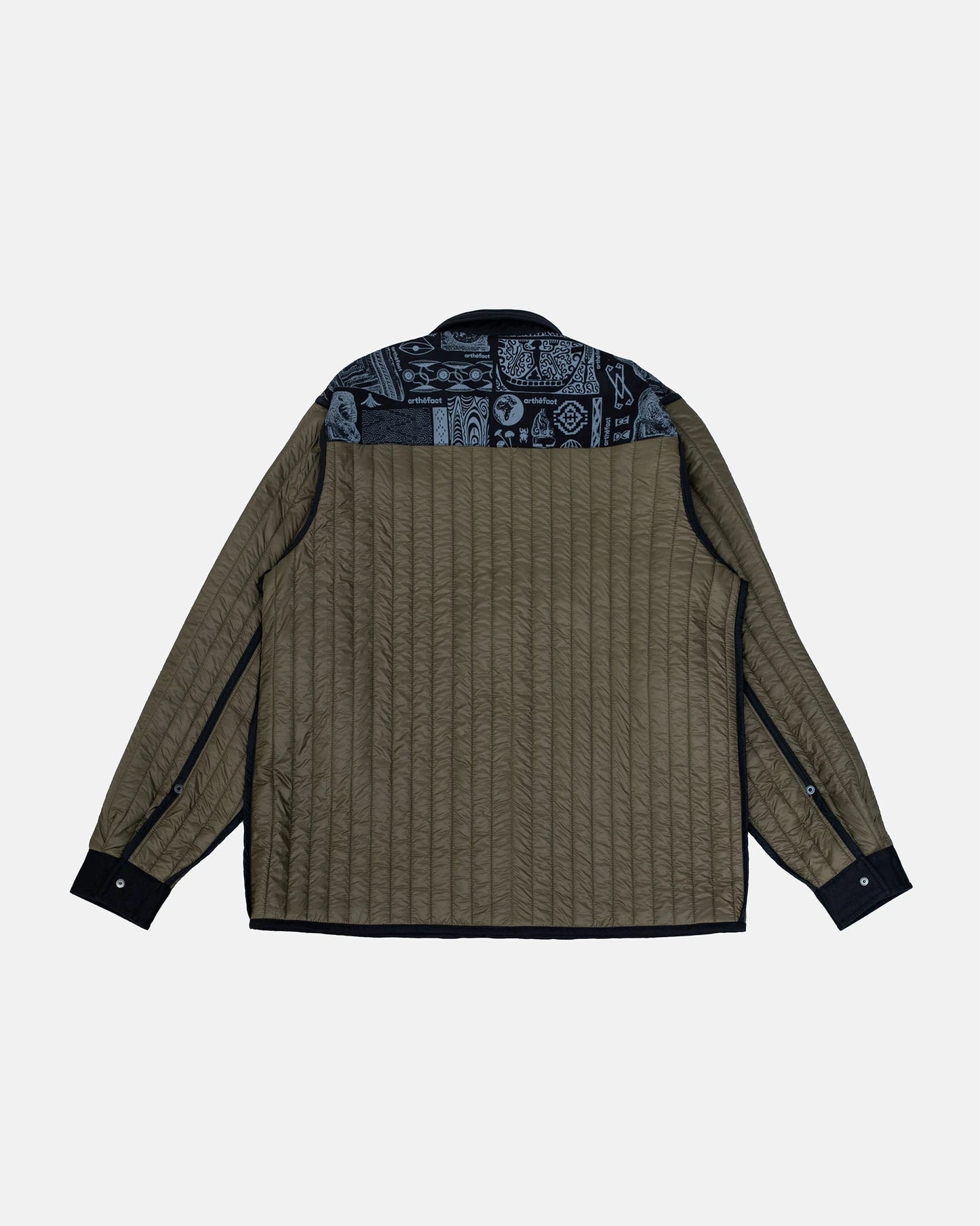 UMARI Quilted Jacket - BLACK [REVERSIBLE]