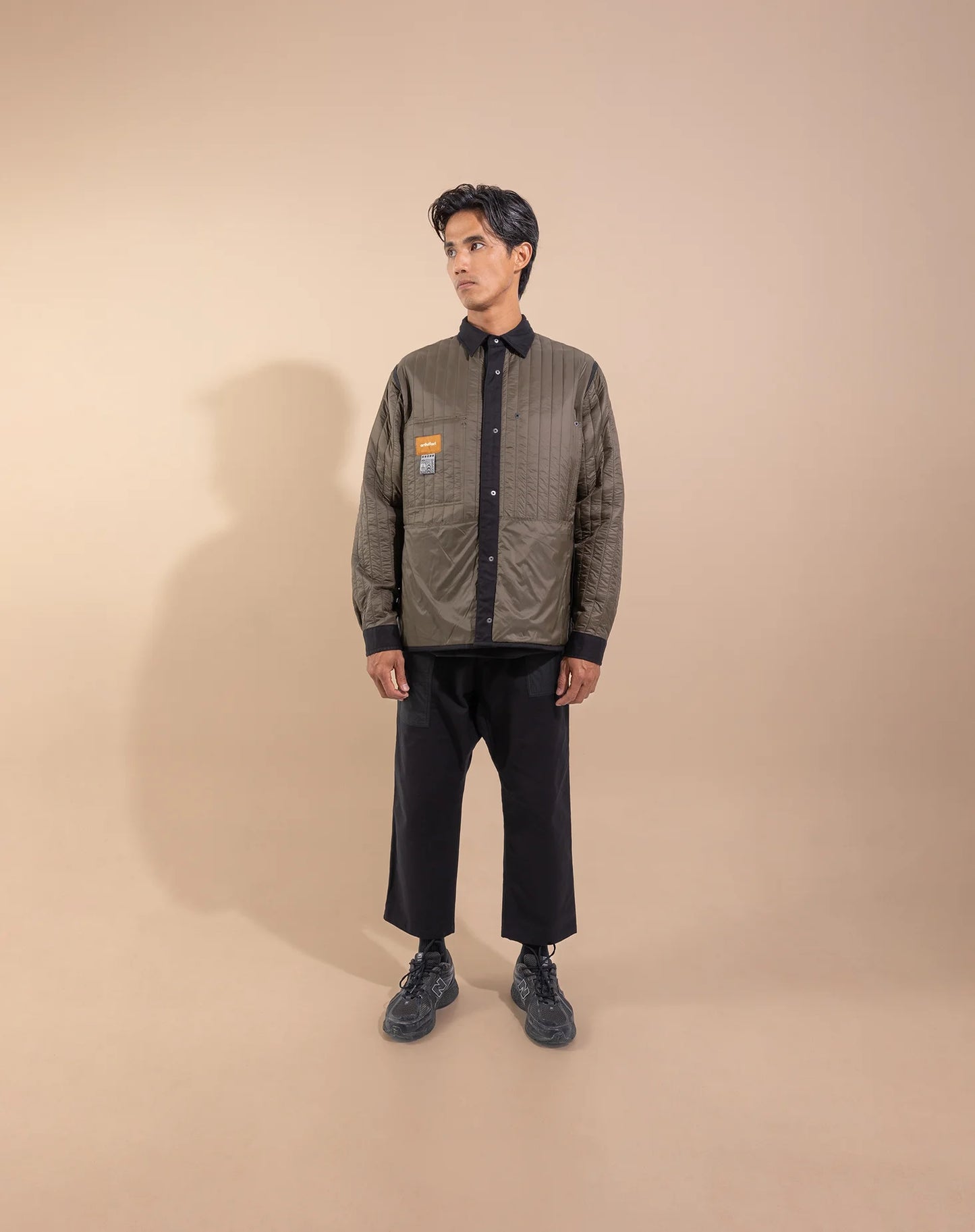 UMARI Quilted Jacket - BLACK [REVERSIBLE]